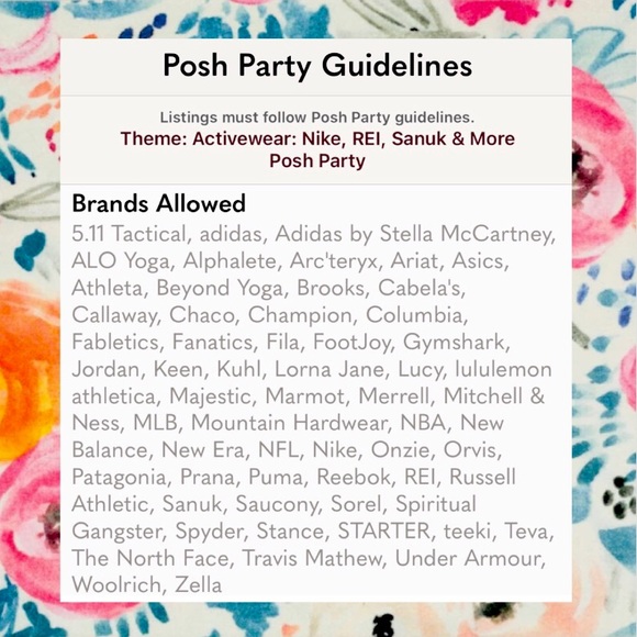🌸 Save The Date! Best in Activewear Posh Party! - Picture 5 of 10